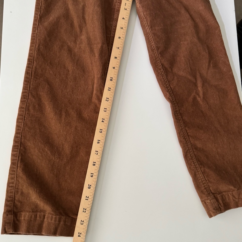 TenTree Corduroy Cropped Straight Leg Eco-Friendly Trousers Pants Women’s size 2 - Picture 14 of 14